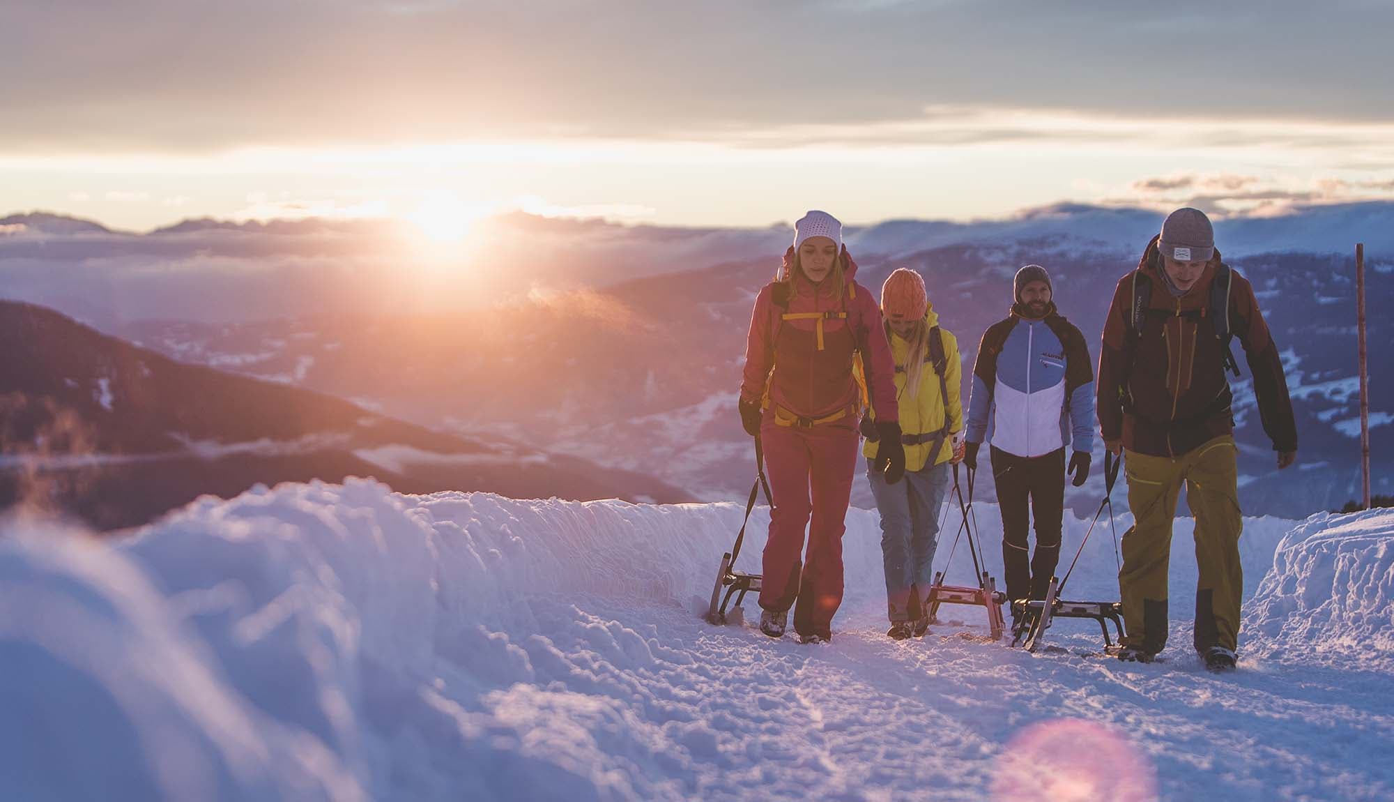 Rodelwanderung zur Rossalm 2